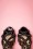 Bettie Page Shoes - Gracie Sandals Années 50 en Noir 2