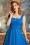 Miss Candyfloss - Bella Fairytale Swing Dress Années 50 en Bleu