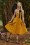 Miss Candyfloss - 50s Charlotte Swing Dress in Mustard 2