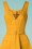 Miss Candyfloss - 50s Charlotte Swing Dress in Mustard 3