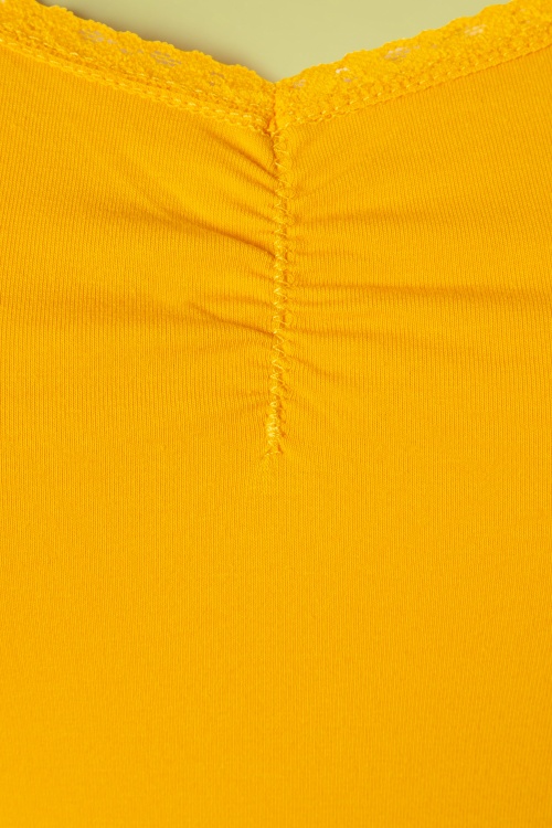 Blutsgeschwister - 50s Logo Romance Top in Golden Yellow Lantern 4