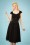 Miss Candyfloss - 50s Merryweather Polka Dot Swing Dress in Black