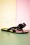 Petite Jolie - Lucky Bow Flip Flops Années 60 en Noir 2