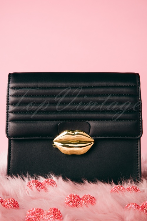Katy Perry Shoes - 60s Mini Love Handbag in Black