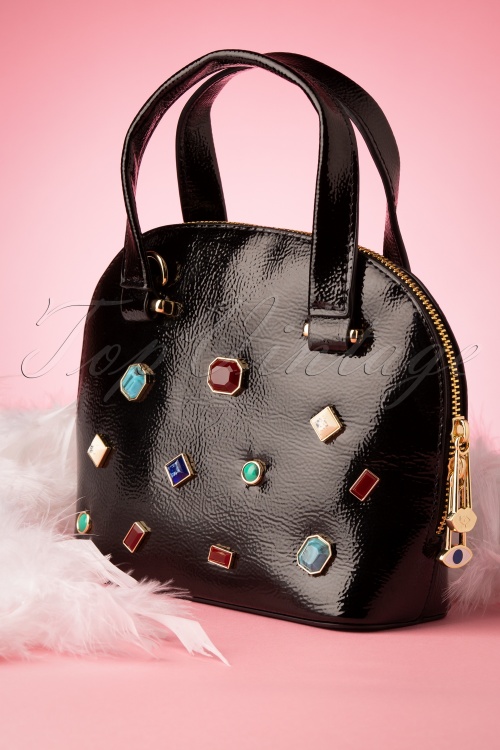 Katy Perry Shoes - 60s Mini Moon Stones Handbag in Black 2