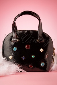 Katy Perry Shoes - 60s Mini Moon Stones Handbag in Black