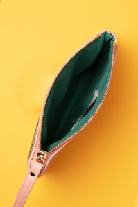 Louche - 50s Bree Banana Leaf Small Purse in Pink 2