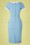 Tatyana - 50s Joanie Pencil Dress in Light Blue 4