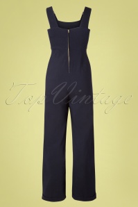 Tailor & Twirl by Tatyana - Lita Overalls Années 40 en Bleu Marine 2