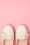 Keds - Theekopje ballerina-sneakers met oogje in gebroken wit 5