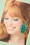 Darling Divine - Lottie Leaf Earrings Années 70 en Vert 2
