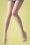 Gipsy - Better Than Bare Luxury Sandal Toe Tights Années 50 en Beige Porcelaine