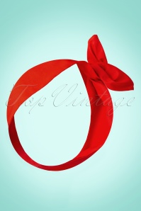 Be Bop a Hairbands - Haarsjaal in rood