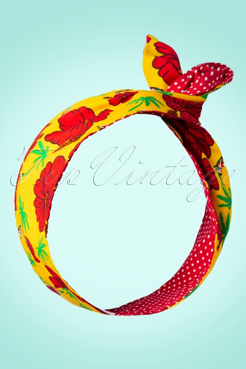 Be Bop a Hairbands - 50s Hair Scarf in Red