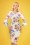 Vintage Chic for Topvintage - 70s Emersyn Floral Pencil Dress in Ivory White
