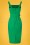 Collectif Clothing - 50s Olympia Pencil Dress in Green 4
