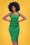 Collectif Clothing - 50s Olympia Pencil Dress in Green