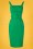 Collectif Clothing - Olympia penciljurk in groen 2