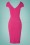 Vintage Chic for Topvintage - Brenda Pencil Dress Années 50 en Rose Bonbon 2