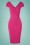 Vintage Chic for Topvintage - Brenda Pencil Dress Années 50 en Rose Bonbon