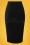 50s Bella Midi Skirt in Black