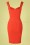 Vintage Chic for Topvintage - Amara Bow Pencil Dress Années 50 en Orange Fiesta 2