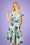 Vintage Chic 28765 Mint Floral Pencil Dress 20190327 040MW