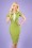 Tailor & Twirl by Tatyana - 50s Catherine Pencil Dress in Lime