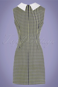 Marmalade-Shop by Magdalena Sokolowska - 60s Mod Tulip A-Line Dress in Navy 3