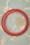 Splendette - TopVintage Exclusive ~ Tropical Punch Carved Bangle Années 50 en Rouge 2