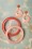 Splendette - TopVintage Exclusive ~ Tropical Punch Carved Bangle Années 50 en Rouge 5