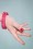 Splendette - Exclusief TopVintage ~ Candy smal gesneden armbanden in roze 2