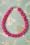Splendette - TopVintage Exclusive ~ 50s Candy Carved Beaded Necklace in Pink 2