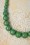 Splendette - TopVintage Exclusive ~ Sage Carved Beaded Necklace Années 50 en Vert 3