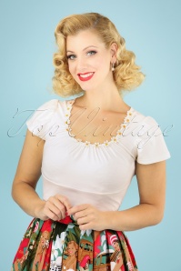 Vintage Chic for Topvintage - Isabella swing jurk in rood