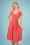 Vintage Chic for Topvintage - 50s Faith Swing Dress in Coral