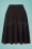 Vintage Chic Scuba Black Flared Skirt 122 10 22507 20170816 0008W
