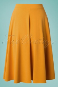 Vintage Chic for Topvintage - 50s Sheila Swing Skirt in Mustard 3