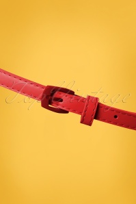 Collectif Clothing - Tabitha-riem in rood 2