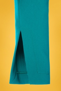 Closet London - Brittany Off The Shoulder Dress Années 50 en Turquoise 4