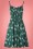 Collectif Clothing - Fairy Vintage Palm Doll Dress Années 50 en Vert 2