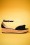 Banned Retro - Riri West Polkadot Platform Sandals Années 50 en Noir 2