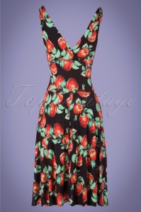 Vintage Chic for Topvintage - 50s Grecian Apple Dress in Black 2