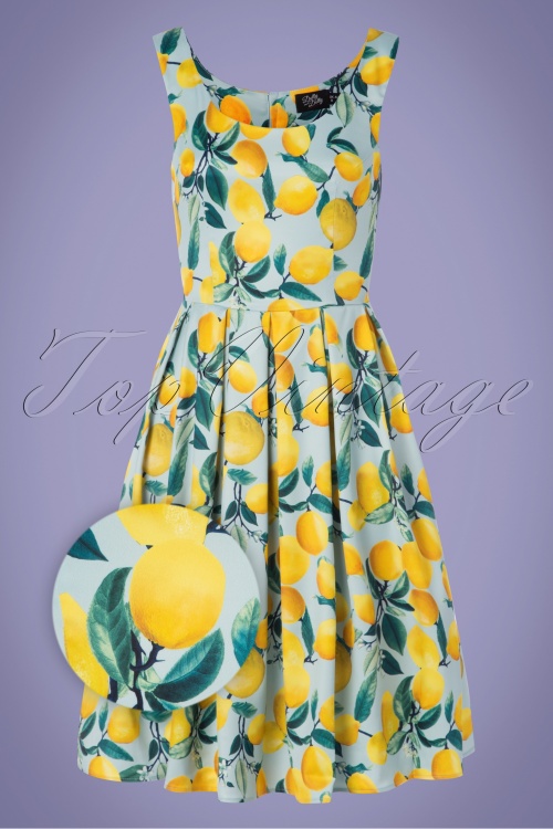 lemon swing dress
