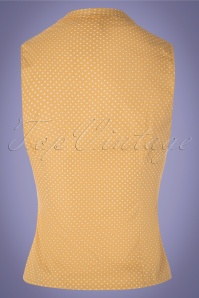 Heart of Haute - Elena Dot blouse in goudsbloemgeel 3