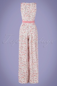 Miss Candyfloss - 40s Jill Bo Jumpsuit in Ivory 4