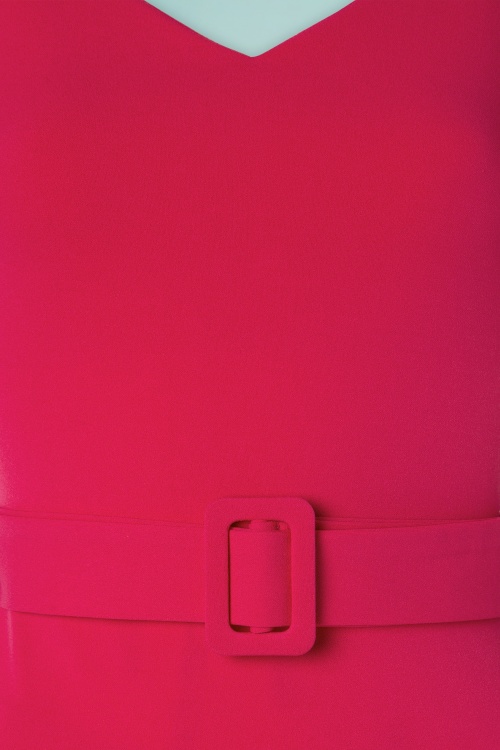 Vintage Chic for Topvintage - Roxana Bleistiftkleid in Hot Pink 3