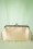 Lovely - 50s Audrey Pearl Clutch in Cream 6