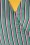 Louche - Marie Stripe Wrap Dress Années 60 en Vert 3