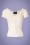Collectif Clothing - 50s Sofia Gypsy Top in Ivory 2